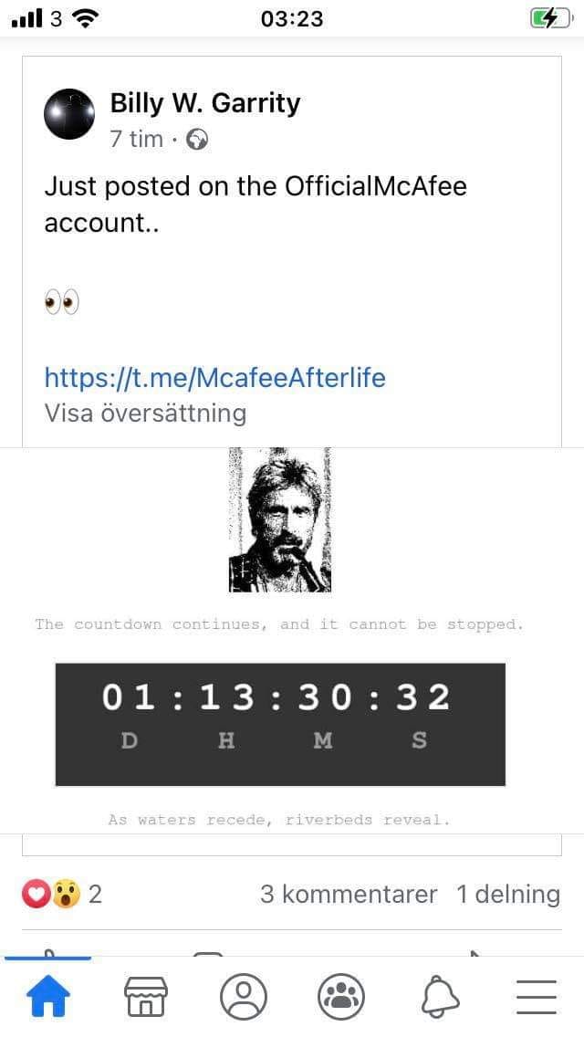 Vi Får Se McAfee...
