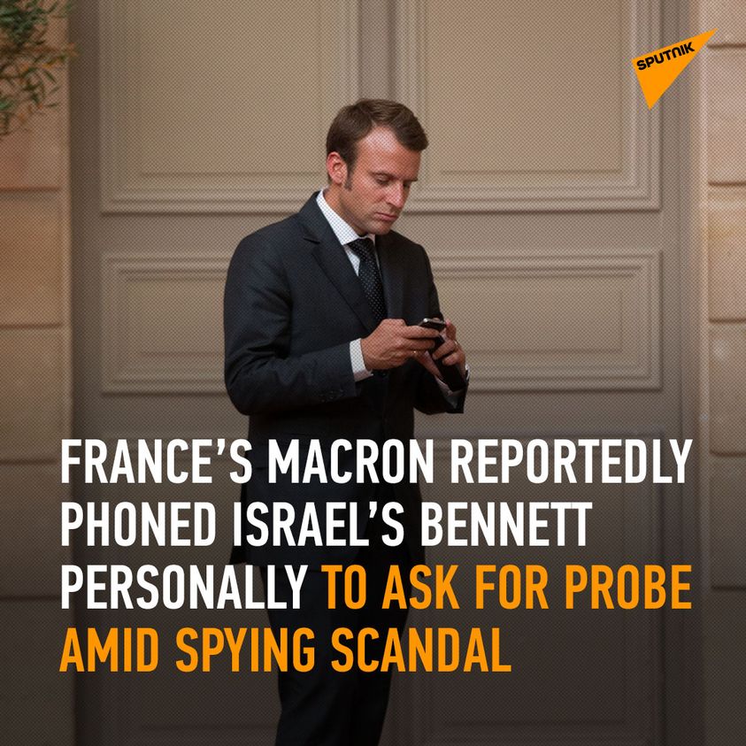 Macron Ringde Israels Premiärminister Om Pegasus