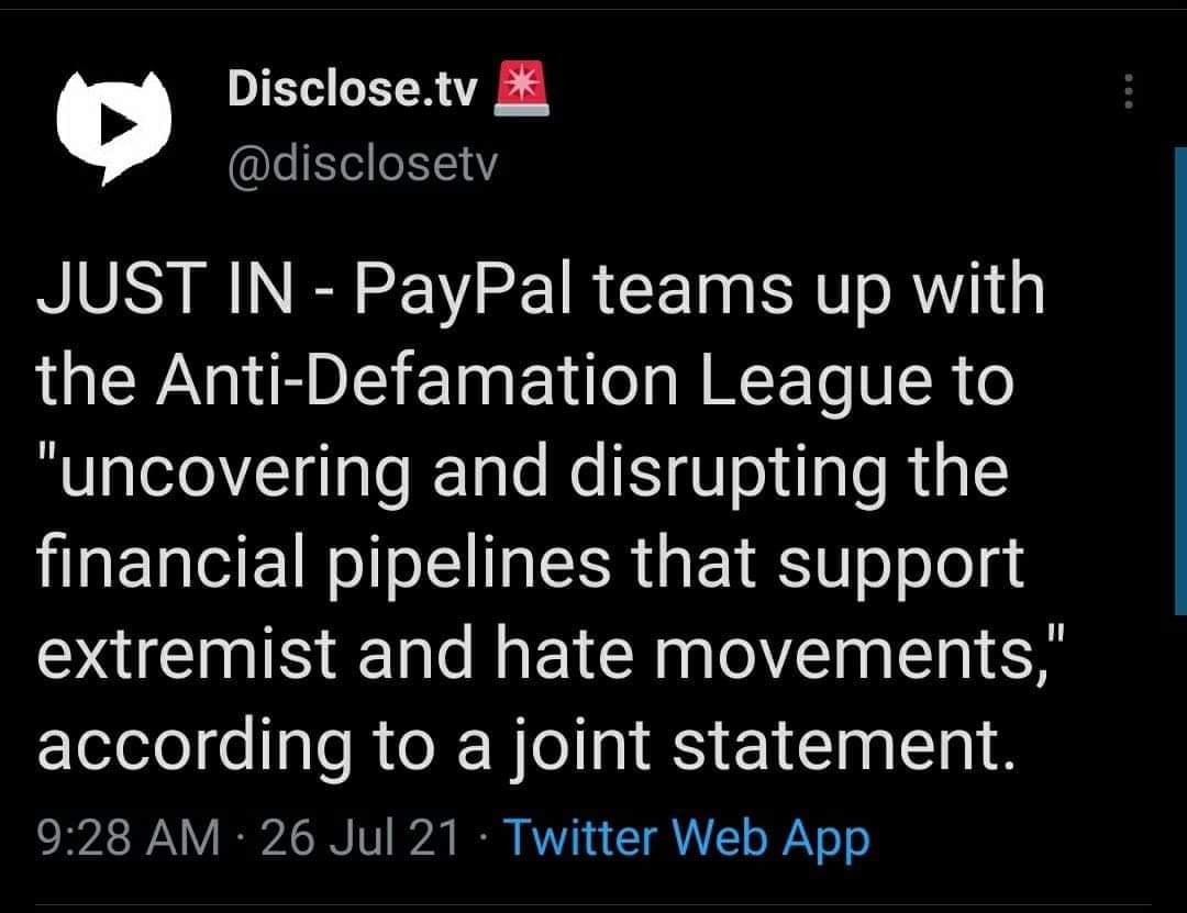 Finansieringsstörande PayPal & ADL