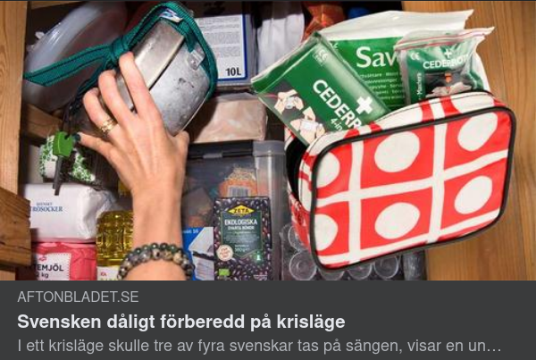 Systemförtroende Krisberedskap