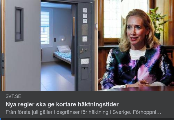 Svenska Häktningstider