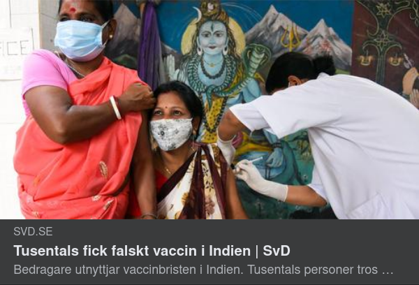 Vaccinedrägeri I Indien