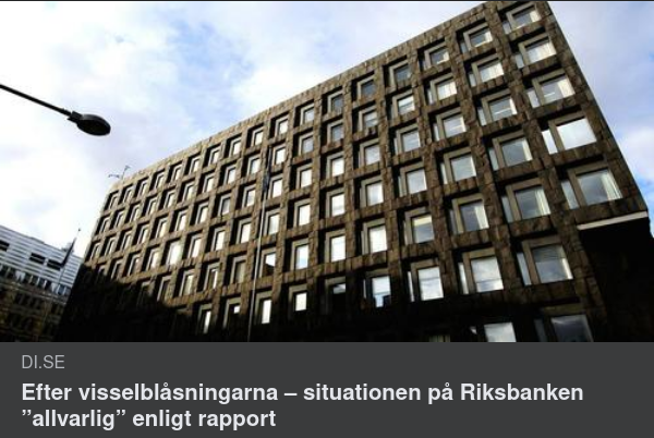 Riksbanken & Oberoende