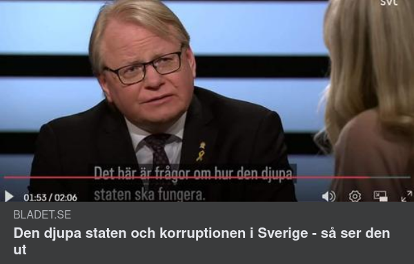 Den Djupa Staten & Korruptionen I Sverige