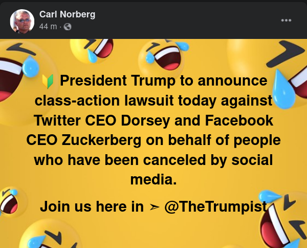 Trump Stämmer Dorsey & Zuckerberg