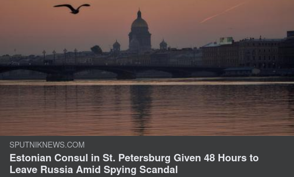 Estonias Konsul Ut Ur St. Petersburg