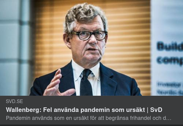 Jacob & Pandemiursäktad Frihandelsbegränsning