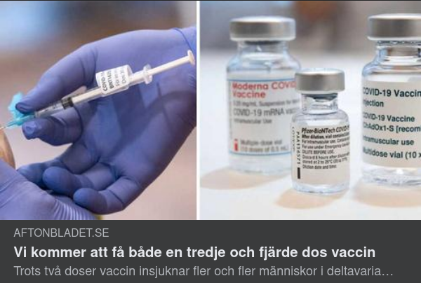 Både Tre & Fyra Vaccindoser...