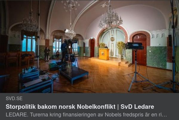 Klar Optik & Nobels Fredspris