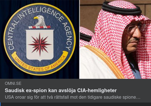 Självförsvarstvingad Saudisk Ex-Spion