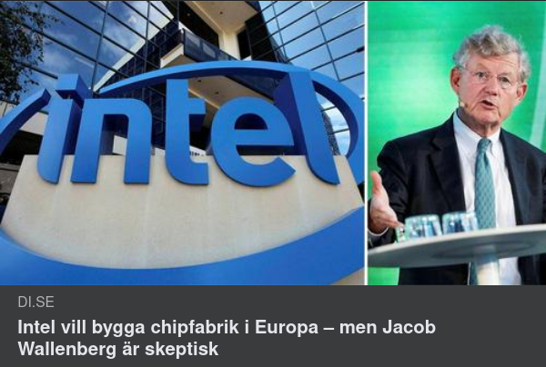 Jacob Skeptisk Till Chipfabrik I Europa