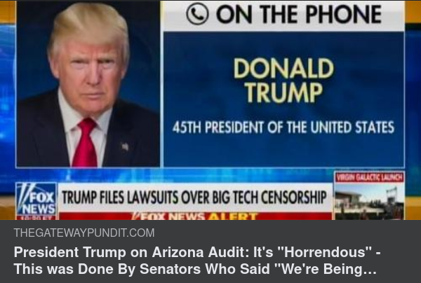 Trump Hos Maria Om Arizonas Valundersökning