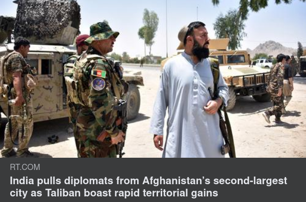 Indien Drar Bort Diplomater I Afghanistan