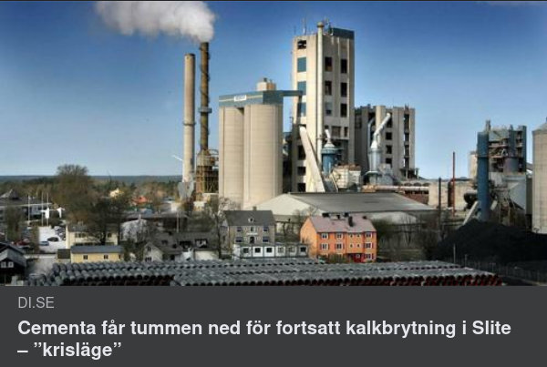 Företagsnätverk & Svensk Cementförsörjningskris
