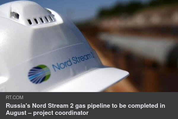 Nord Stream 2 Augustiklar