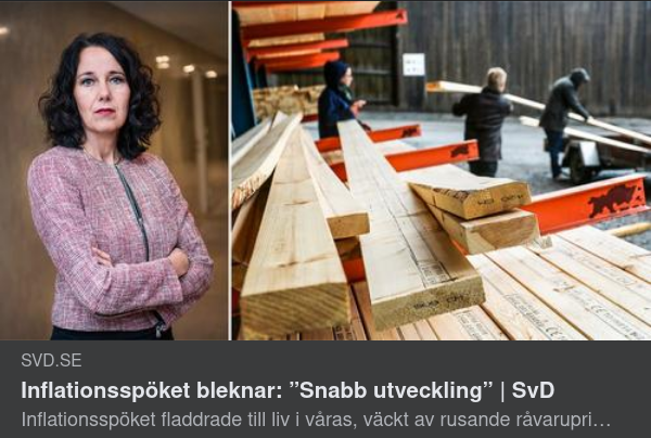 Bleknande Inflationsspöke