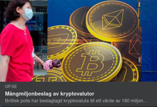 Kryptovalutebeslag