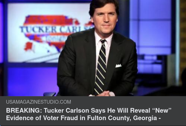 Tucker Lovar Nya Valfuskbevis