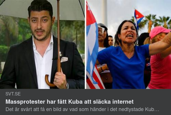 Nedsläckt Kuba