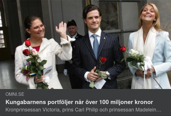 Aktieportföljsrika Kungabarn