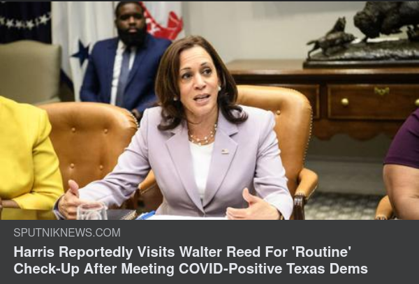 Rutinkoll För Harris Efter Covidexponering