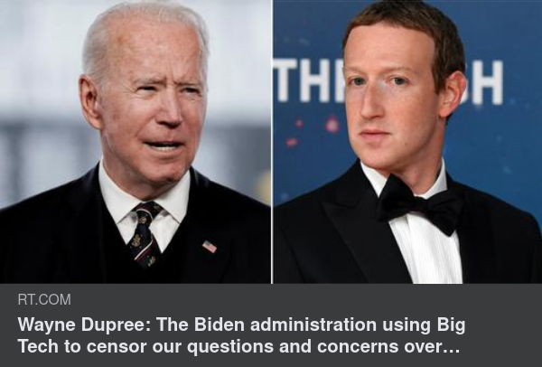 Biden-Administrationens Big Tech-Användning