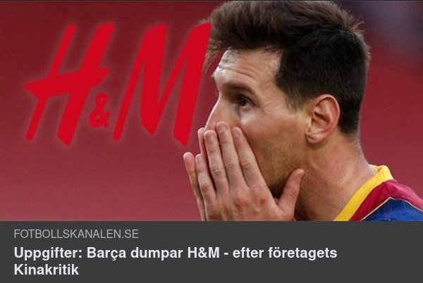 Barça Dumpar H&M