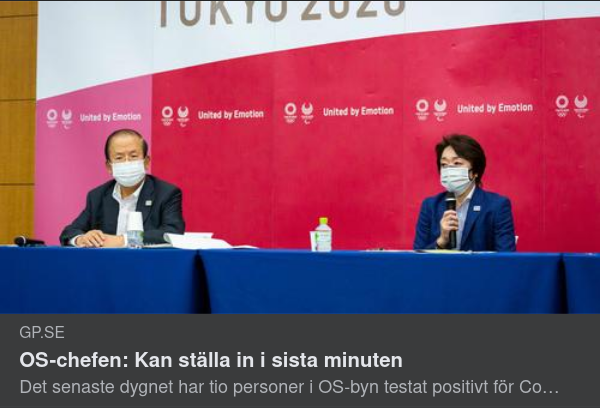 Sista Minuten Inställt OS?..