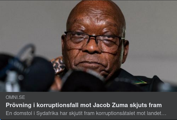 Sydafrika &  Misstänkt Vapenaffär I Slutet Av 90-Talet