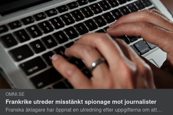 Frankrike Utreder Pegasus-Spionerande Mot Journalister