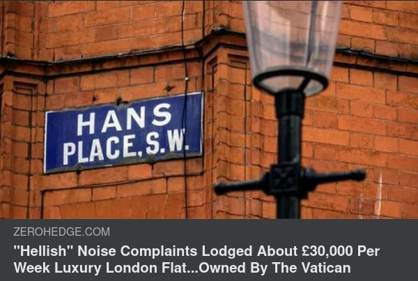 Helvetesbuller Från Vatikanens Fastighet I London