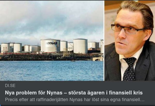 Nynas Störste Ägare I Finansiell Kris