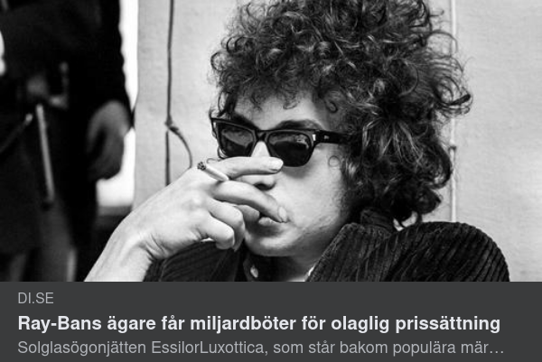 Miljardböter För Ray-Bans Ägare