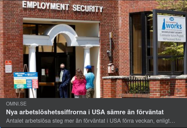 Ökad Arbetslöshet I USA