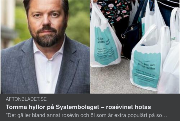 Systembolaget Med Tomma Hyllor