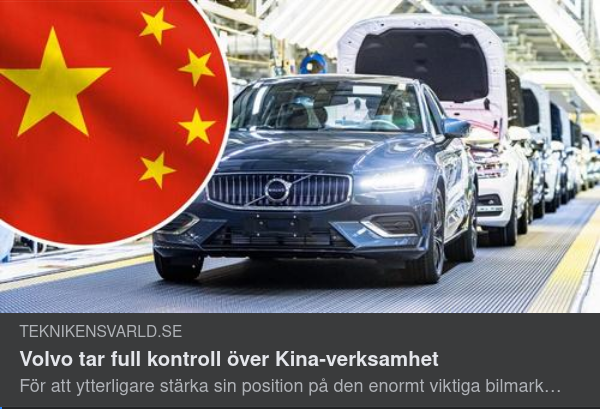 Volvo I Kina