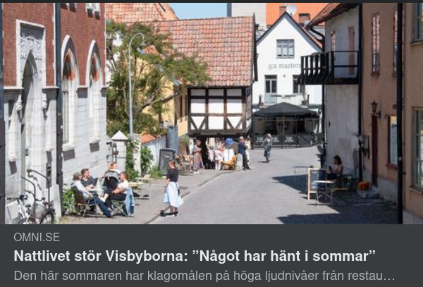 Störande Visbynattliv