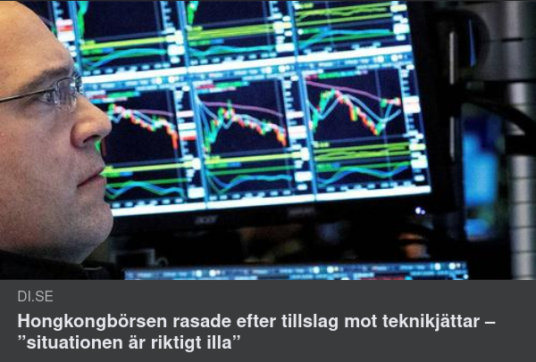 Hongkongbörsen & Teknikföretag