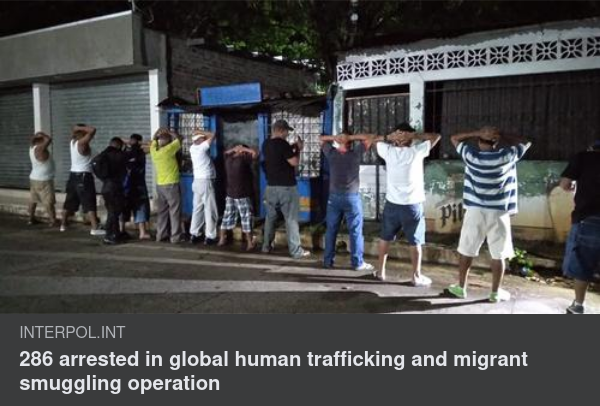 Frihetsberövanden I Global Människohandelsoperation