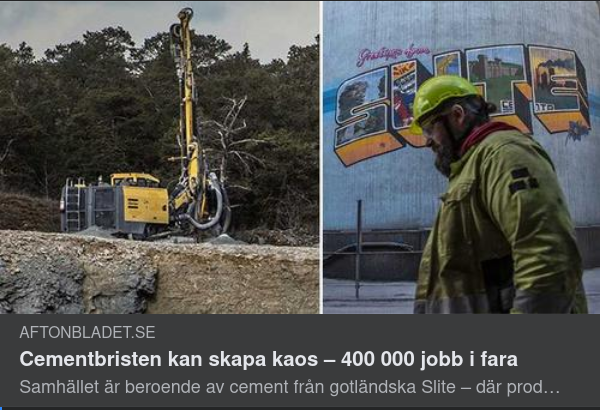 Noterbar Cementaansökningstidpunkt