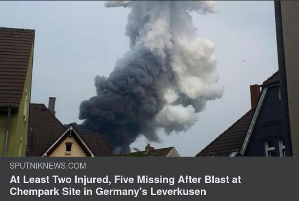 Flammig Tysk Kemikaliefabrik