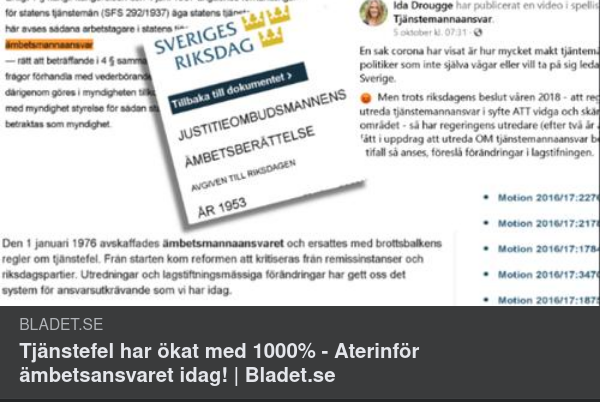 Bevaringsåtgärd För Institutionaliserad Korruption