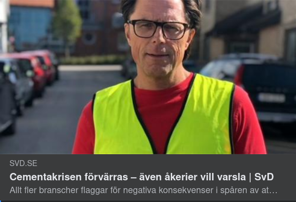 Cement & Korruptionssaneringsbehov