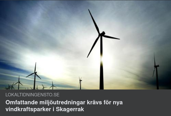 Omfattande Miljöutredningskrav I Skagerrak För Nya Vindkraftsparker