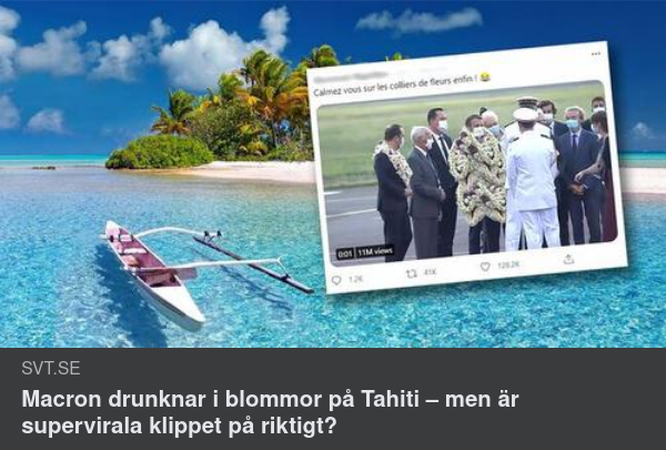 Polynesiska Blommor För Macron?..