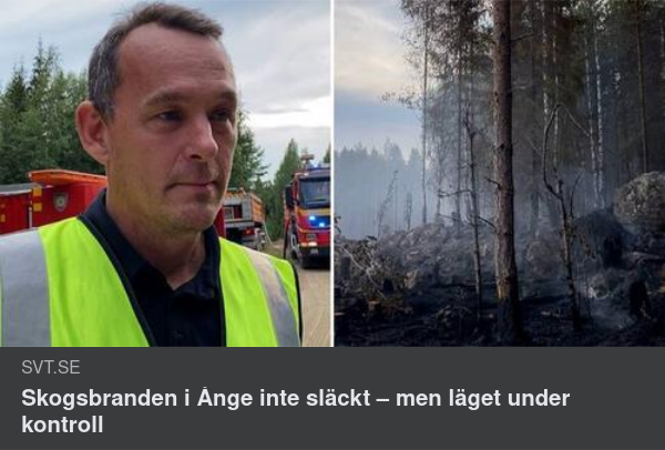 Skogsbränder & Regn