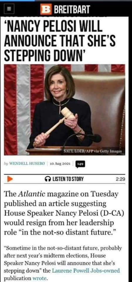 Rykten Om Pelosis Avgång