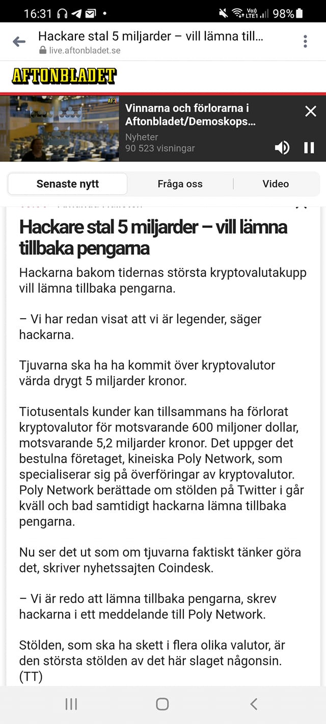 Kurspåverkande Tjuvhackare