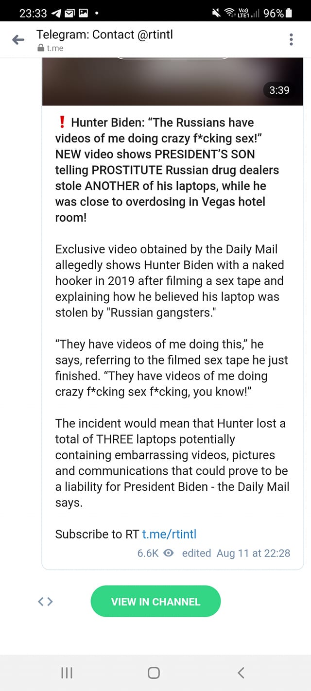 Hunters Tredje Laptop