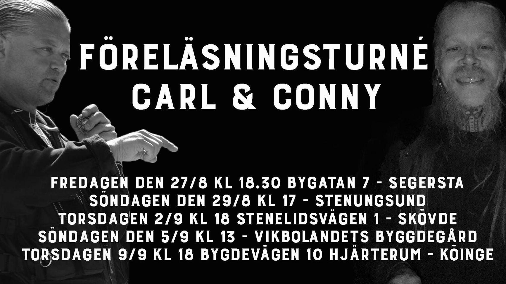 Föreläsningar 27/8 - 11/9